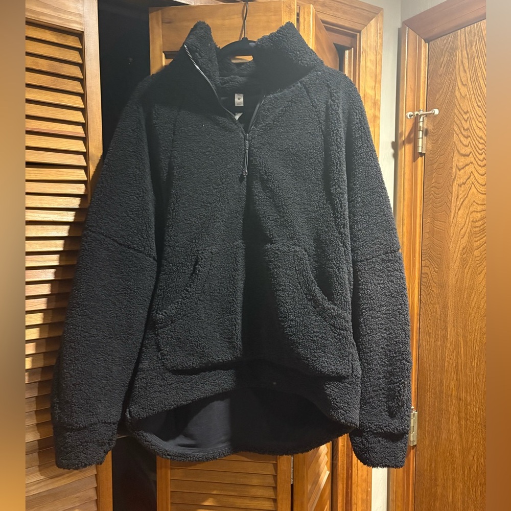Lululemon scuba oversized fleece funnel neck half zip